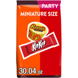 KIT KAT and REESE'S Miniatures Assorted Milk Chocolate Candy Party Pack, 30.04 oz