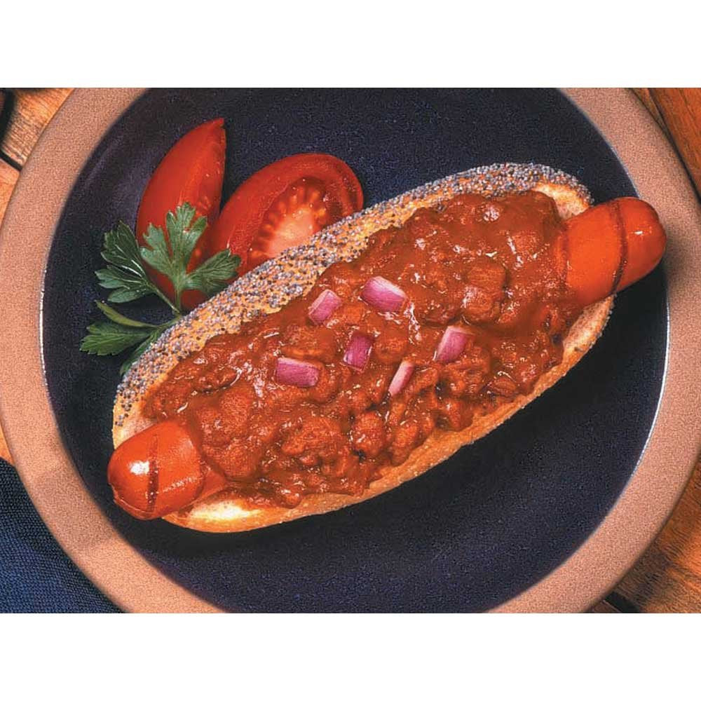 Vanee Chili Hot Dog Sauce - 110 oz. can, 6 per case