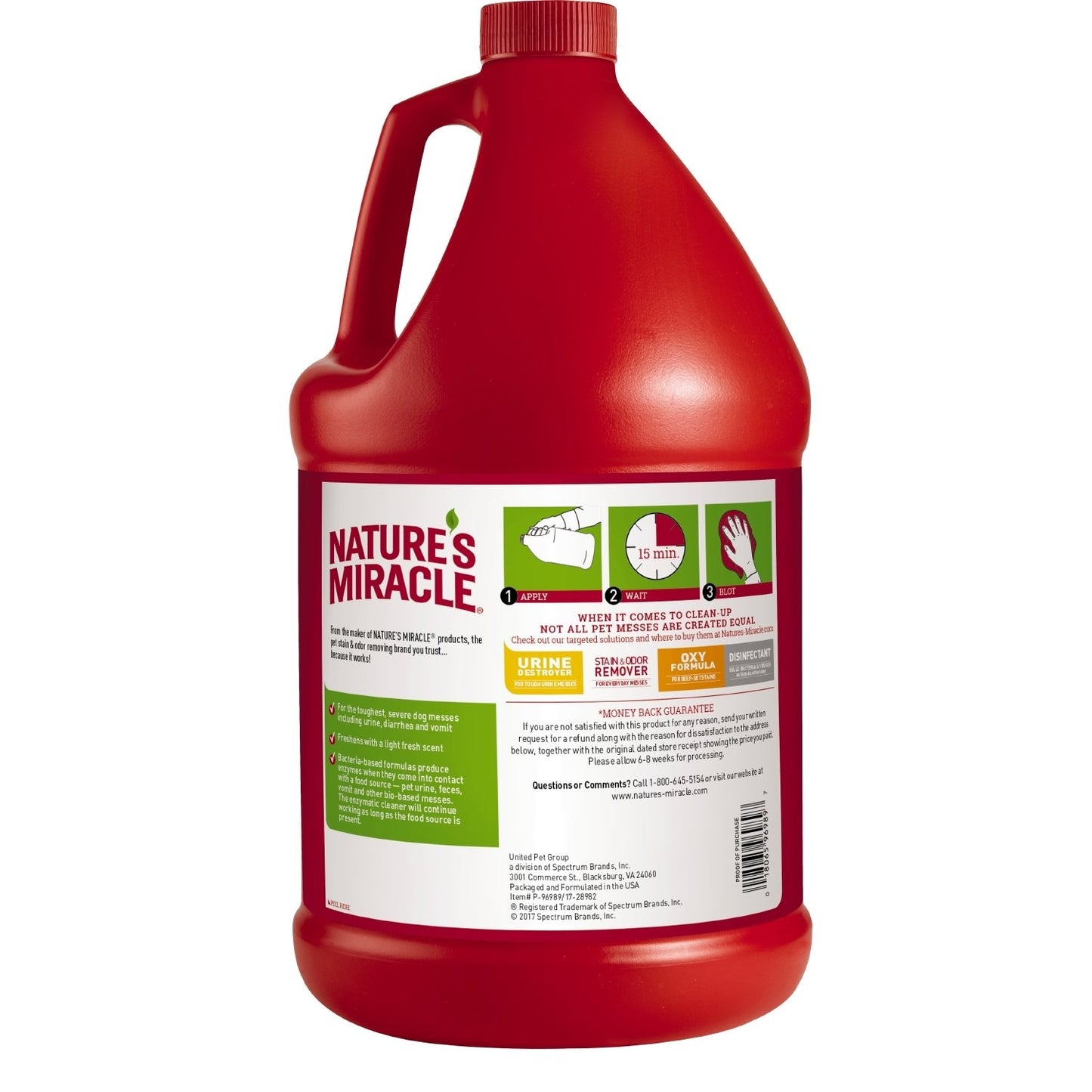 Nature's Miracle Advanced Stain and Odor Eliminator Gallon