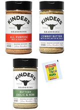 Classic Pantry Essential Seasonings and Rub Assortment by Kinder, Gluten Free, Non-GMO, No MSG (Premuim, Kinder Butcher's All Purpose/Cowboy
