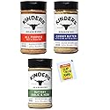 Classic Pantry Essential Seasonings and Rub Assortment by Kinder, Gluten Free, Non-GMO, No MSG (Premuim, Kinder Butcher's All Purpose/Cowboy