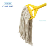 Boardwalk Premium Cut-End Wet Mop Heads, Cotton, 16oz, White, 12/Carton
