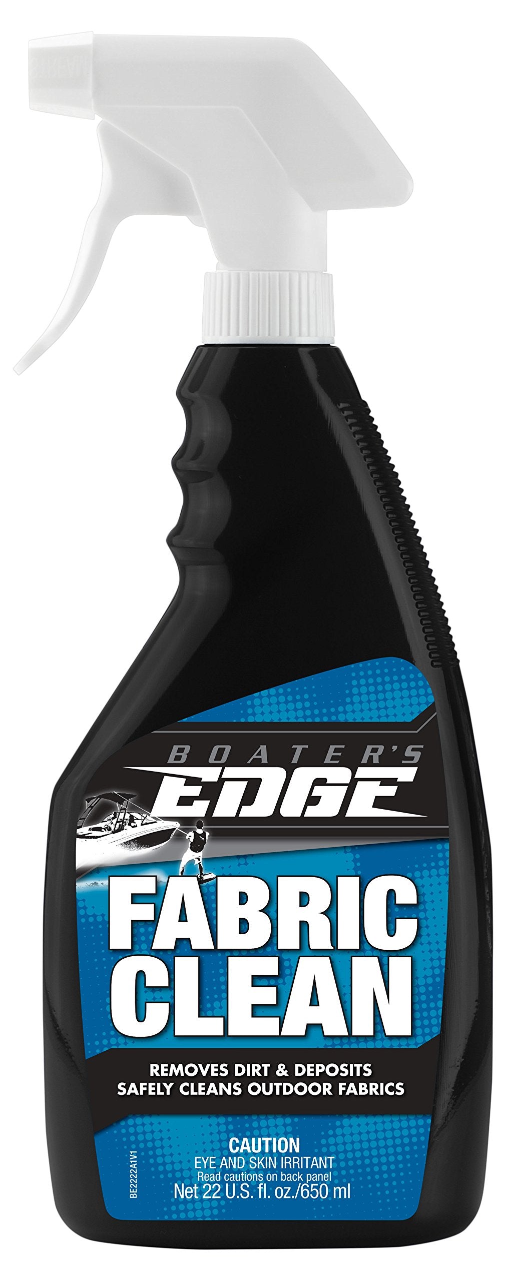 BOATER'S EDGE Fabric Clean - Marine Grade Fabric & Canvas Cleaner + Stain Remover - 32 OZ (BE2222)