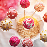 NUOBESTY 100pcs Chocolate Holder for Bouquet Candy Bouquet Fixed Base Transparent Candy Truffles Chocolate Holders Packaging Accessories Birthday