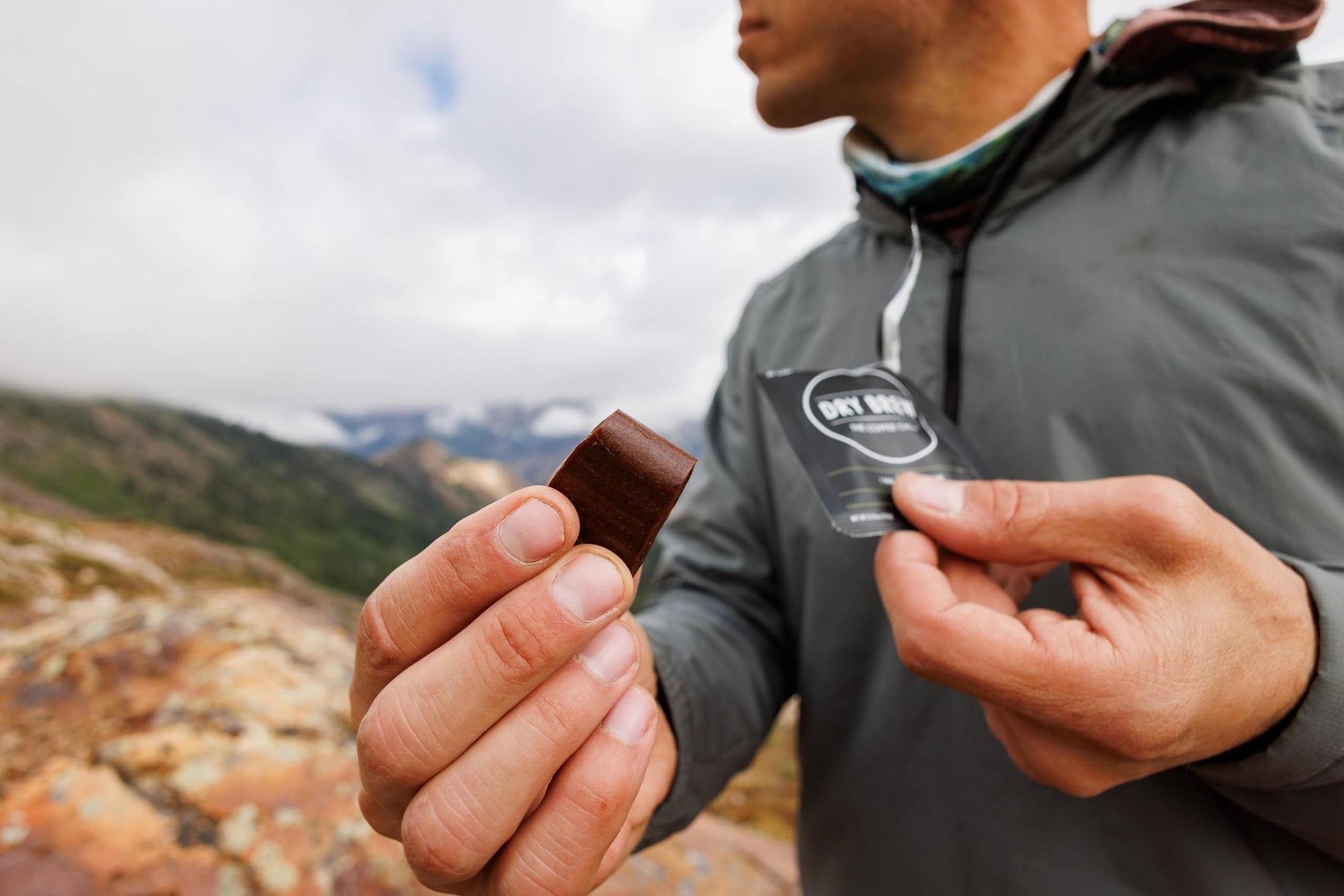 Dry Brew Coffee in a Bite, Chewy Ready to Eat, 65mg Caffeine each, Non-dairy Creamer - 15 Bites