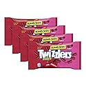 Twizzlers Cherry Nibs - Pack of 4 - Low Fat Snacks that Everyone is Sure to Love - King Size Delicious Cherry Gummy Candy