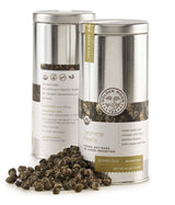 Golden Moon Tea Organic Jasmine Pearls Green Tea - Loose Leaf Dragon Pearls, Premium Grade, Non GMO - Travel Tin (48 Servings)