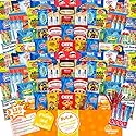 Snack Box Variety Pack (120 Count) - Bulk Snacks Individually Wrapped for Adults, Kids and Teens - Chips, Cookies and Bars - Care Package for College