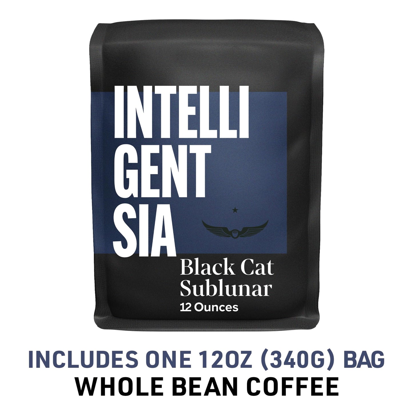 Intelligentsia Coffee, Dark Roast Whole Bean Coffee, 100% Arabica Coffee - Black Cat Sublunar Espresso 12 Ounce Bag
