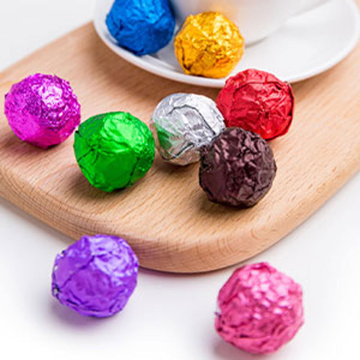 200 PCS Gold Foil Candy Wrappers - Multicolor & Textured For Chocolate Bars, Caramels - Square DIY Candy Packaging For Christmas, Easter, Thanksgiving