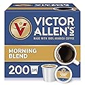 Victor Allen's Coffee Morning Blend, Light Roast, 200 Count, Single Serve Coffee Pods for Keurig K-Cup Brewers