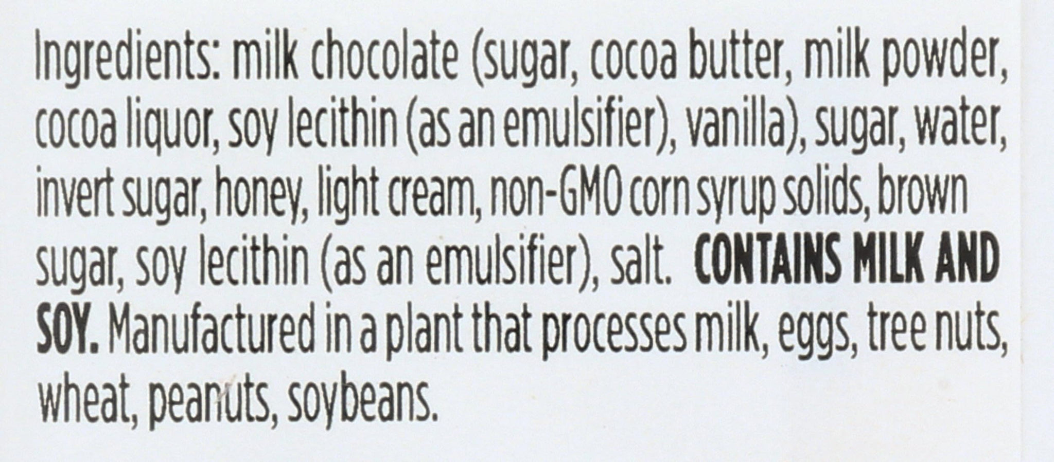 Moo Chocolate Mini Milk Chocolate Honey Caramel Bar, 0.7 OZ