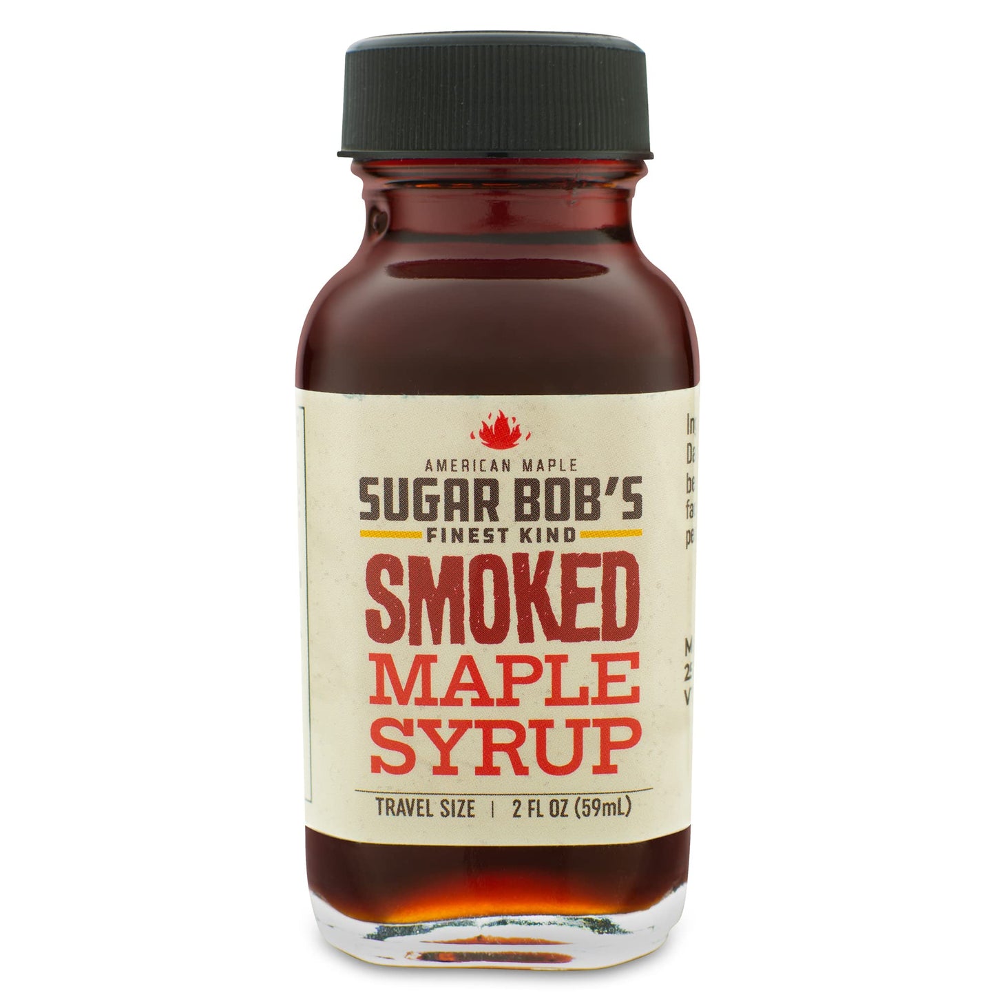 Sugar Bob's Finest Kind - Smoked Maple Syrup - Travel Size - 2 oz