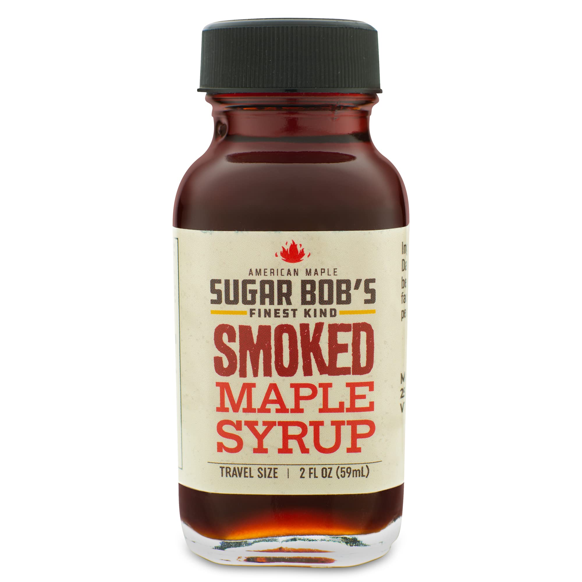 Sugar Bob's Finest Kind - Smoked Maple Syrup - Travel Size - 2 oz