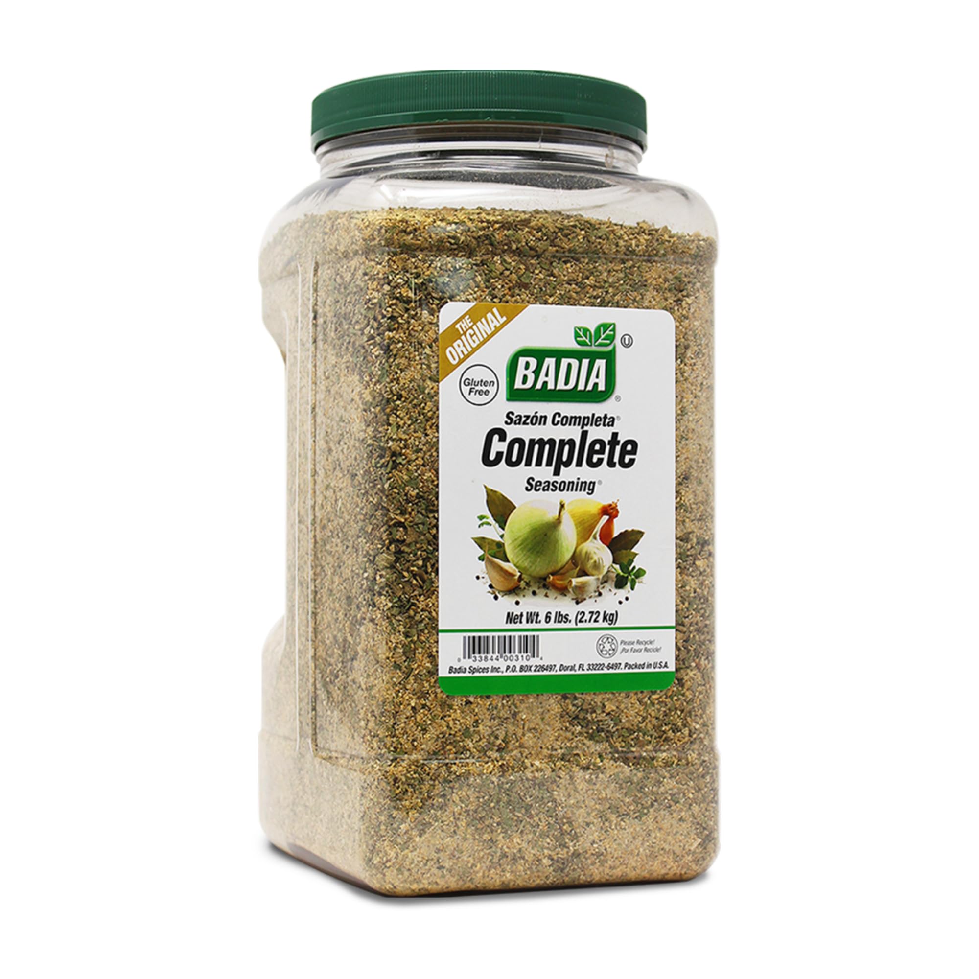 Badia Complete Seasoning, 96 oz - All-Purpose Spice Blend of Garlic, Onion, Salt, Pepper, Herbs & Spices - Savory Signature Blend