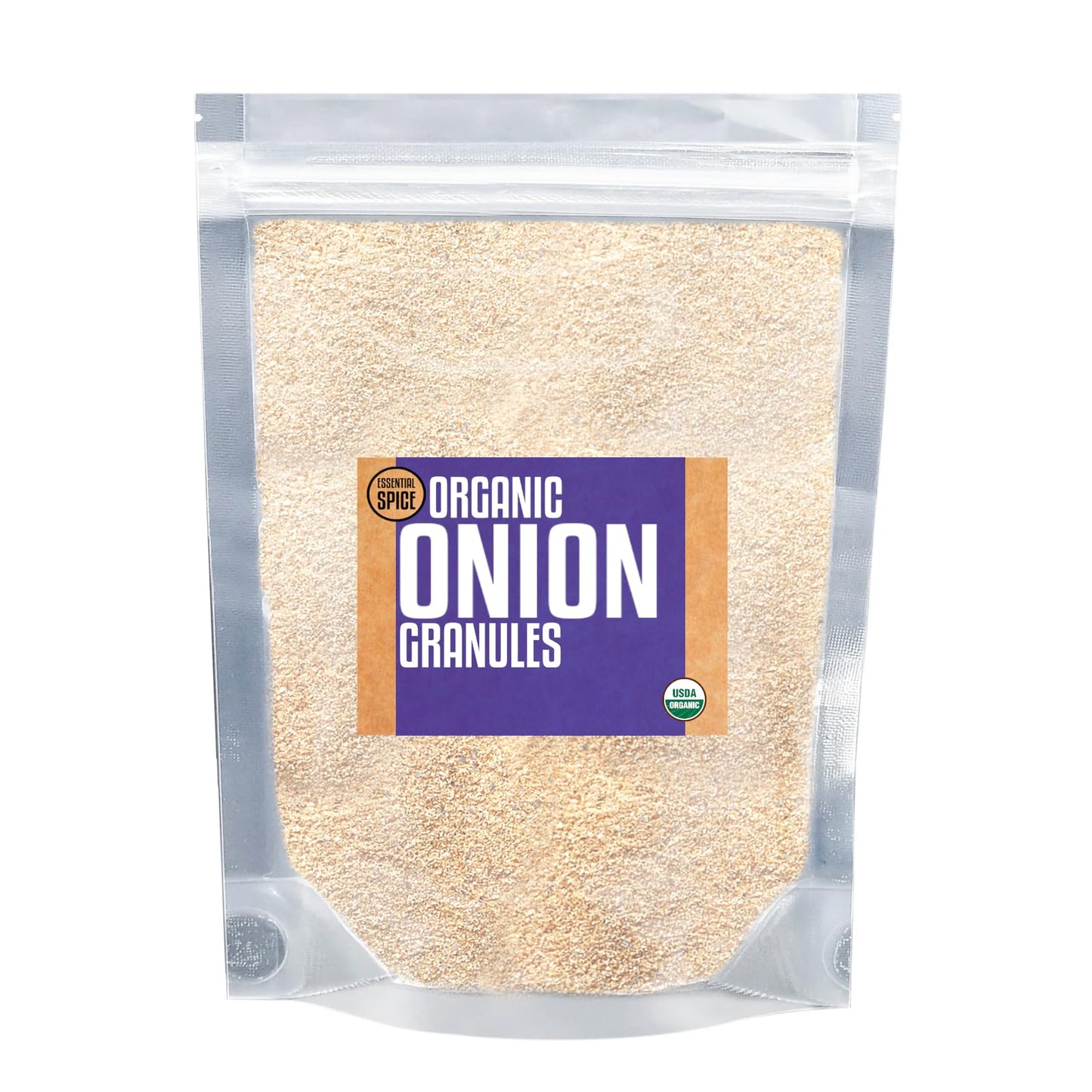 Essential Spice Granulated Onion, 4 oz Bottle - Bold, Savory & Slightly Sweet Flavor - Coarse Ground Onion for Seasoning Blends, Rubs, Sauces