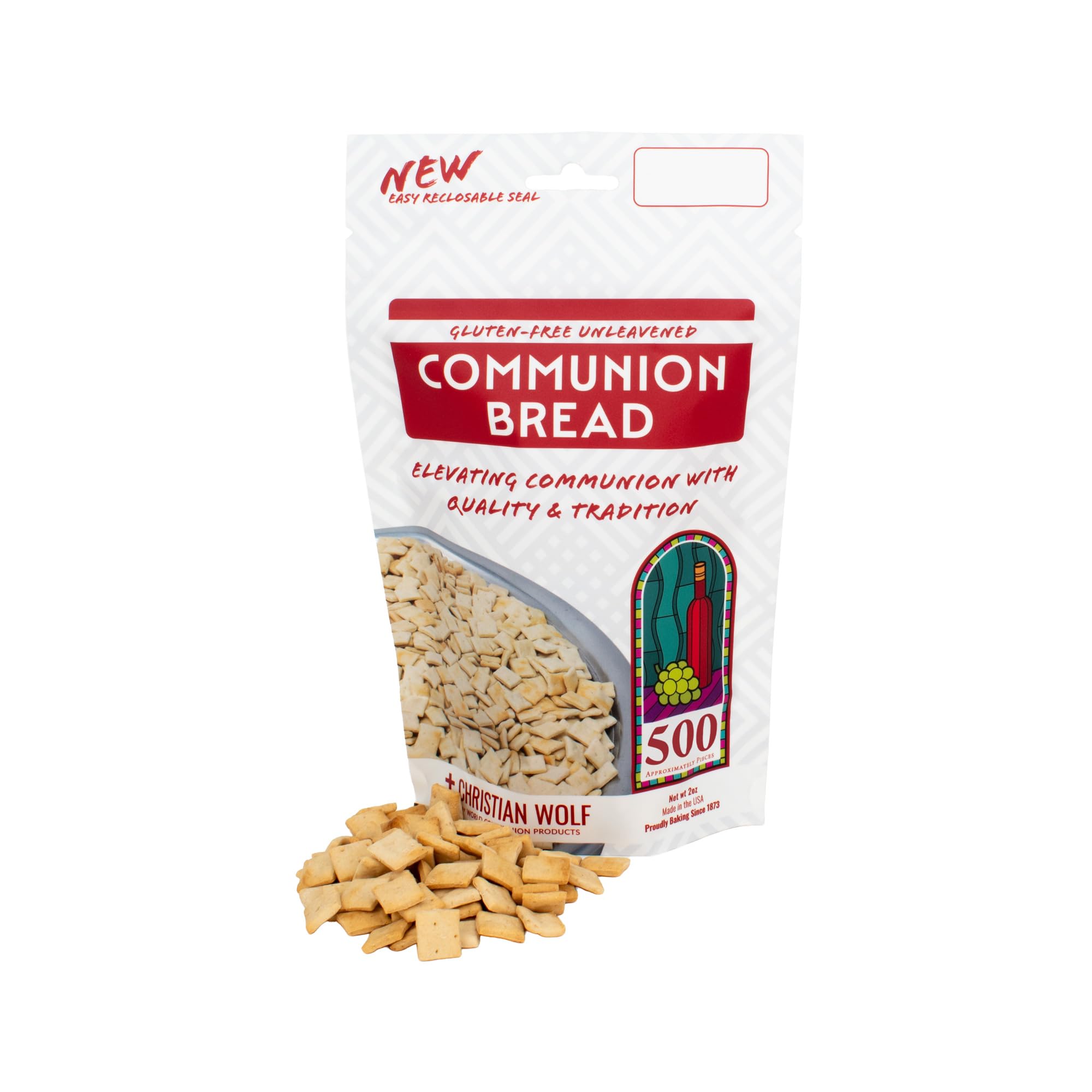 Unleavened Gluten Free Bread for Communion (500 pieces)