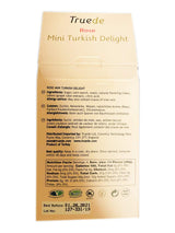 Truede Rose Mini Turkish Delight 5.29 Oz! Rose Flavored Turkish Delight Candy! Alcohol Free And No Gelatine! Gluten Free, Vegan and Kosher! Fruity