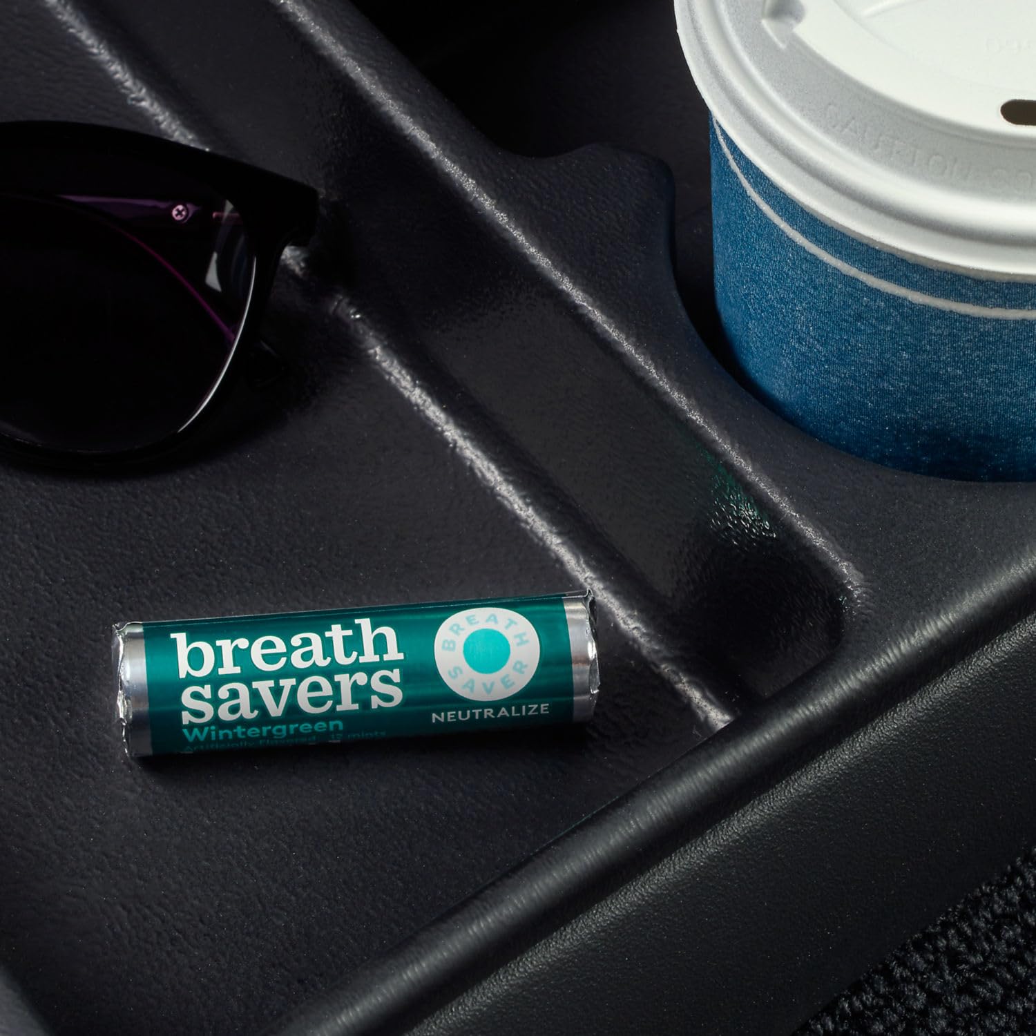 BREATH SAVERS Wintergreen Flavored Sugar Free Breath Mints Rolls, .75 oz (12 Count)