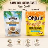 Coconut Cashew Crunch Snack Bites, Sweet & Salty Kettle Style Crunch, Original Recipe, Gluten Free, 5 oz Bags (Pack of 6)
