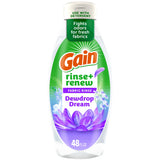 Gain Fabric Rinse and Renew Laundry Odor Remover, Dewdrop Dream Scent, 48 fl oz