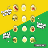 VAN HOLTEN’S - Unapologetically Pickled Egg - Ready-to-Eat Pickled Egg Snack - Tangy Savory Protein Snack - Low Carb, All Natural, Zero Sugar