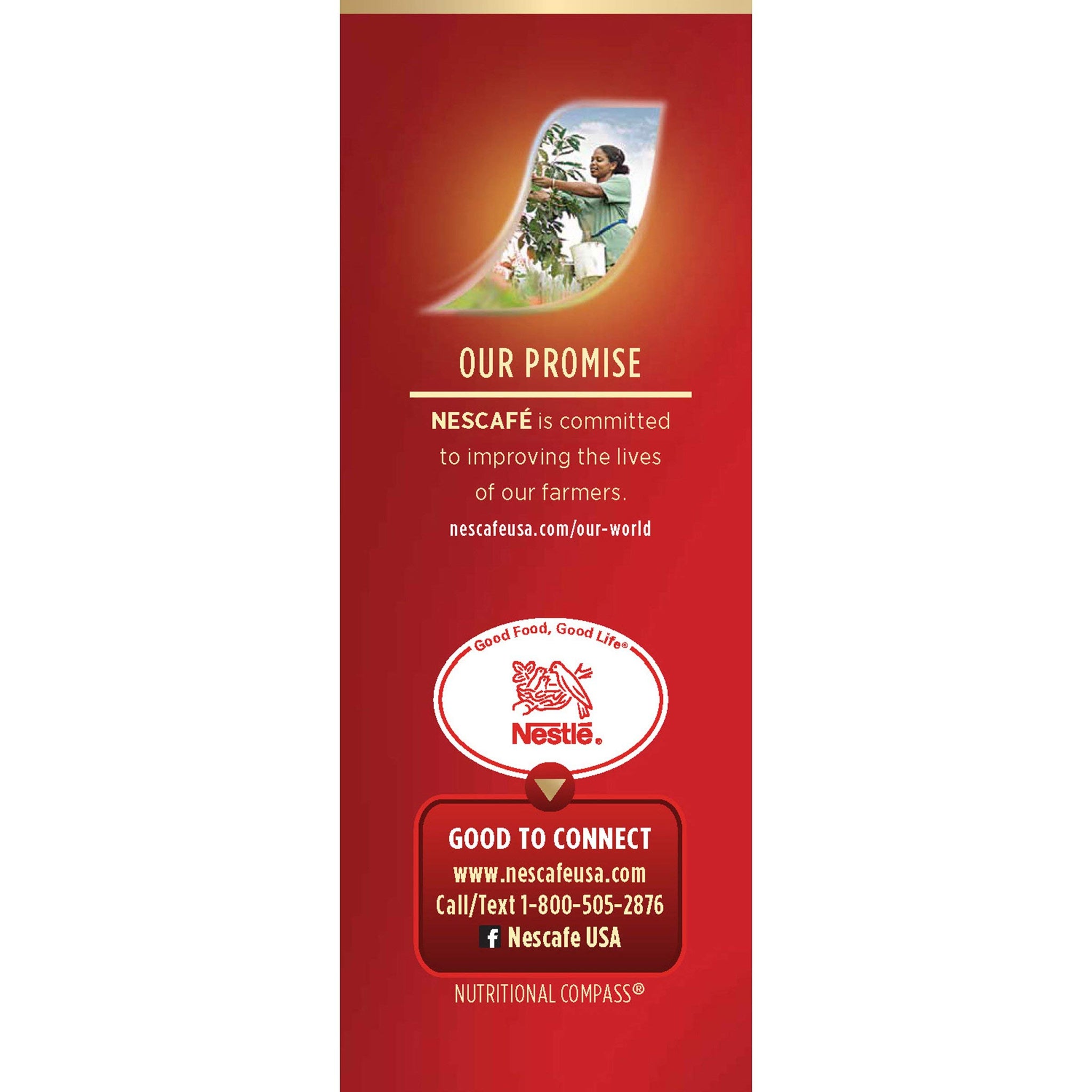 Nescafe Taster's Choice, House Blend Instant Coffee Single Serve Sticks, 18 Count