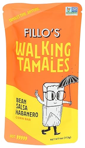 Fillos Bean Salsa Habanero Walking Tamales, 4 OZ