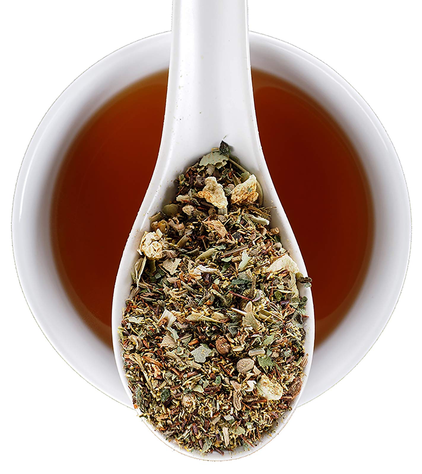 Elmwood Inn Fine Teas, Cup of Serenity Caffeine-Free Herbal, 12-Ounce Pouches