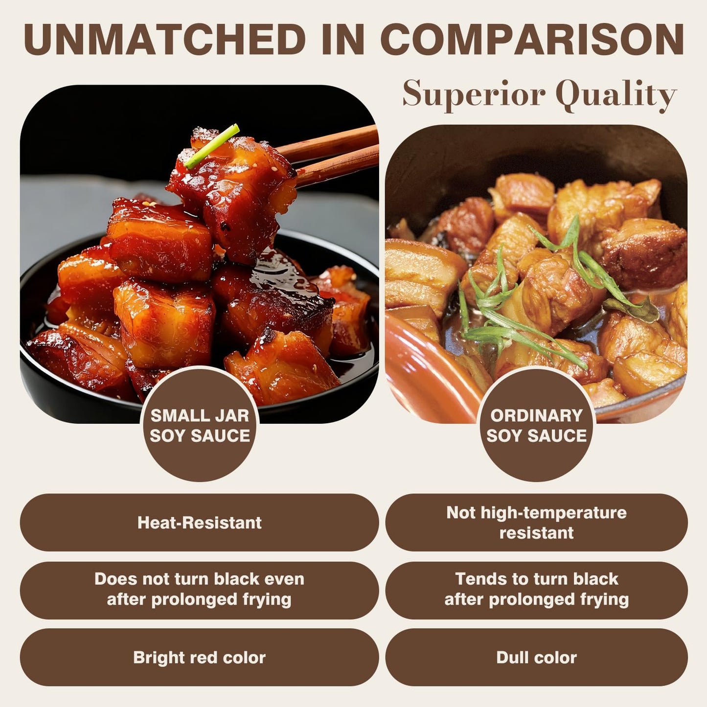 Lonppeis Premium Chinese Dark Soy Sauce 165 oz Each Asian Style Soy Sauce