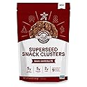 Manitoba Harvest Superseed Snack Clusters, Dark Chocolate - 4.6oz - 5g Plant Protein, 2g Fiber, 5g Omega 3 & 6 per 30g serving - Easy 6-in-1 Super