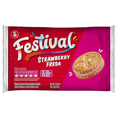 Festival Strawberry Cookies 14.6 Oz