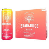 Brainjuice Brain Health Support Drink for Energy & Focus, Vitamin C, B5, B6 & B12, L Theanine, Alpha GPC & Natural Caffeine From Green Tea, Vegan