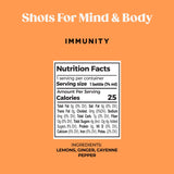 PUR Wellness Shots - Immunity 12 Pack - Lemon, Cayenne Pepper, and Ginger Shots - Fresh Cold-Pressed Raw Juice Elixir - Non-GMO, Plant-Based, Pressed