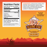Blazing Star Sugar Free All In One Seasoning - Everyday Cooking Spice Blend - Bold Flavor for BBQ, Grilling, Vegetables, Chicken, Pork, and Beef