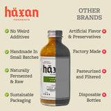 Haxan Ferments Tomatillo Poblano Hot Sauce (4 oz, 2 Count) - Mild Heat (Level 1/5) - Lacto-Fermented for Umami Depth - Made with Green Apples & Fresh
