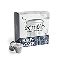 Cambio Roasters Half-Caff Medium-Dark Roast Coffee Pods - The Only Organic Recyclable Aluminum Coffee Pods, Small Batch Roasted, Keurig® Compatible