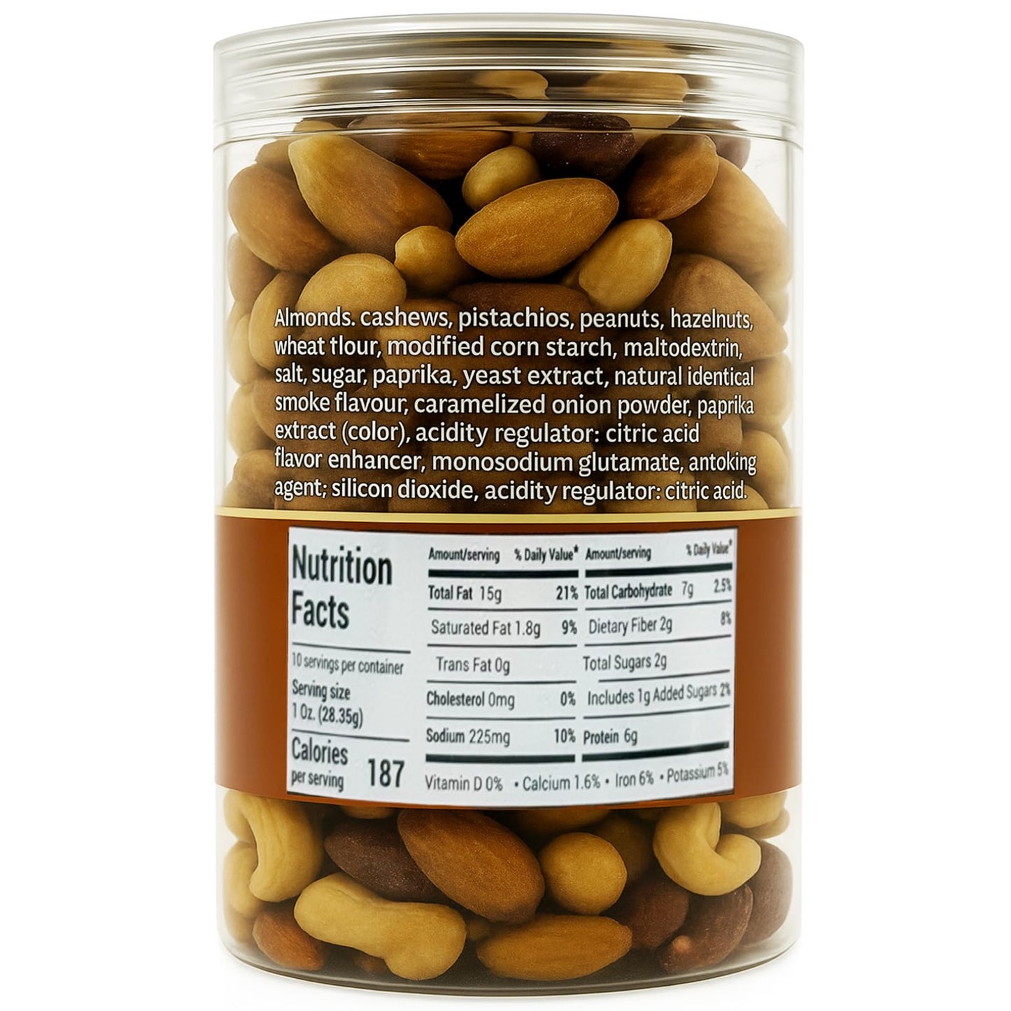Lebanon - Premium Roasted Mixed Nuts, 10 oz (284g), Mix of Almonds, Cashews, Pistachios, Hazelnuts and Kri Peanuts