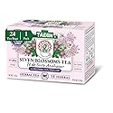 Tadin Seven Blossoms Tea, Herbal Tea, Caffeine Free, 24 Tea Bags Per Box, Pack of 1