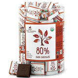 Lake Champlain 80% Cocoa Organic Dark Chocolate Squares, 100 Pieces, 2.5 Pounds