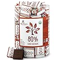 Lake Champlain 80% Cocoa Organic Dark Chocolate Squares, 100 Pieces, 2.5 Pounds