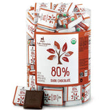 Lake Champlain 80% Cocoa Organic Dark Chocolate Squares, 100 Pieces, 2.5 Pounds