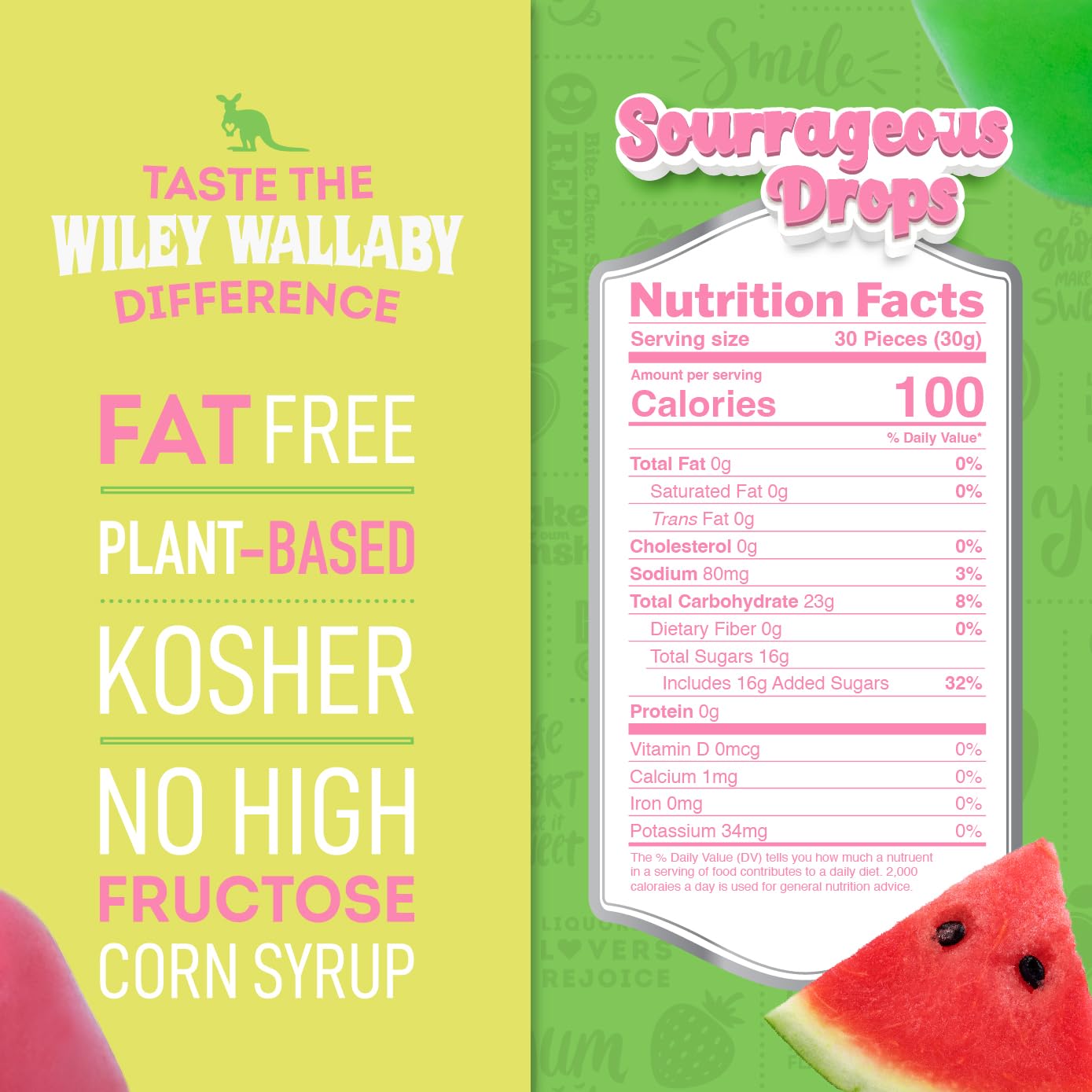Wiley Wallaby Licorice Candy Drops | Sourrageous and Fruitrageous Drops | 6 Ounce | 2 Pack