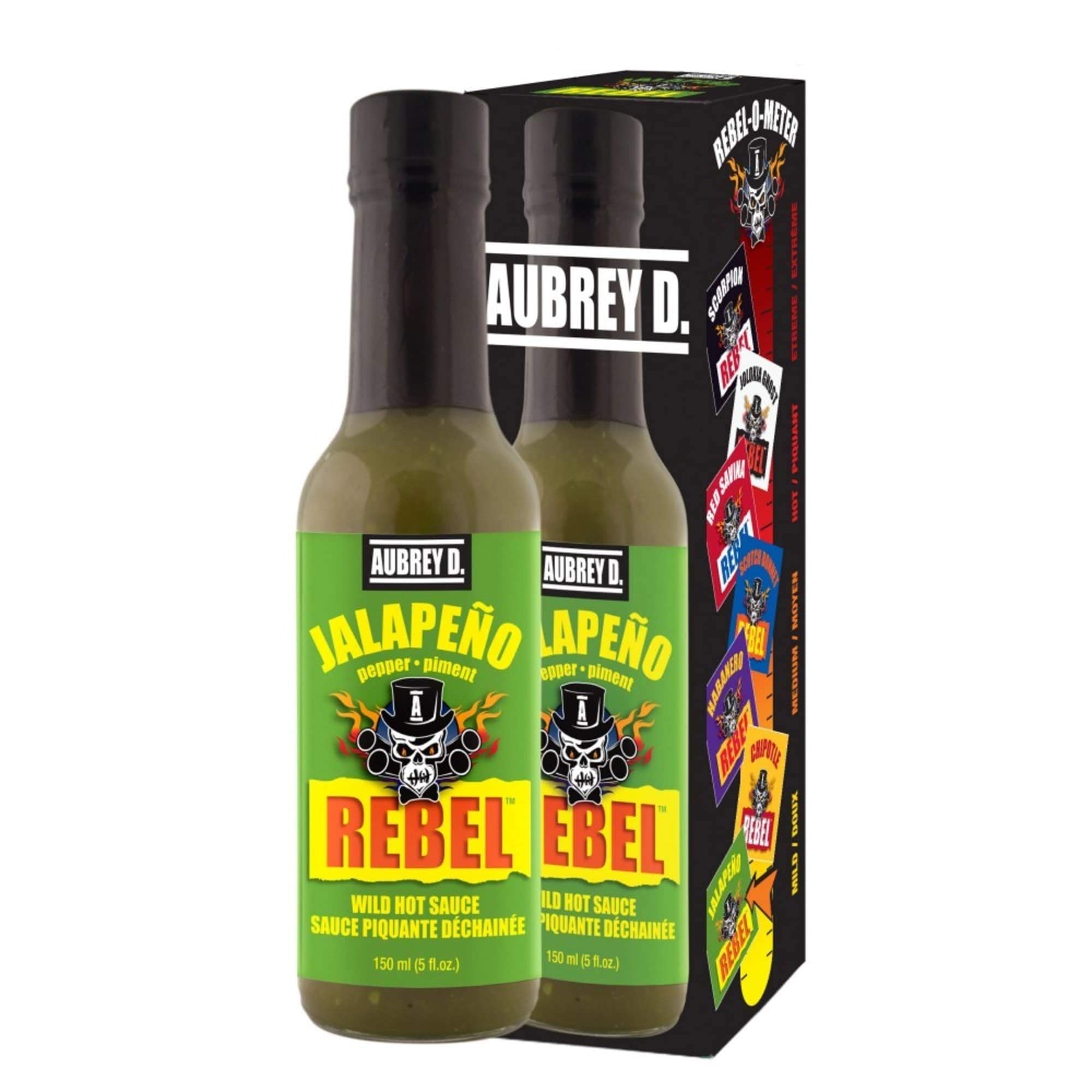 Aubrey D. Aubrey D, Mild with a Sharp Peppery Jalapeno Flavor Hot Sauce 1 Bottle