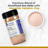 Premier Research Labs Pink Salt - Hawaiian Red Alaea Sea Salt Blend for Food, Cooking, and Eating - Flaky, Unrefined, and Additive-Free, 12 oz (Pack