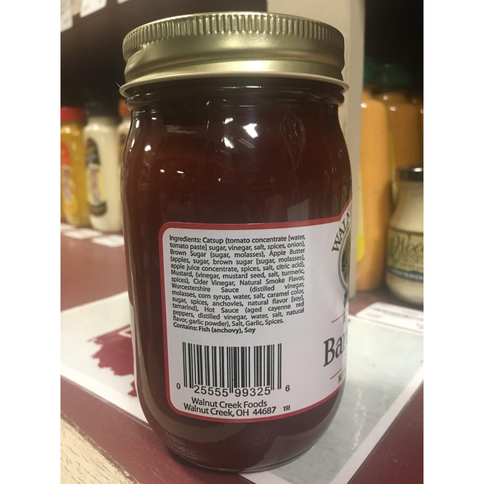 Walnut Creek Apple Butter Barbeque Sauce - Sweet and Tangy Original, 2 Jars