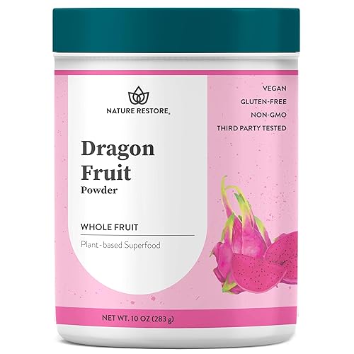 Pink Pitaya Powder, Non GMO, Gluten Free, Vegan, Packaged Locally in California,10 Ounces