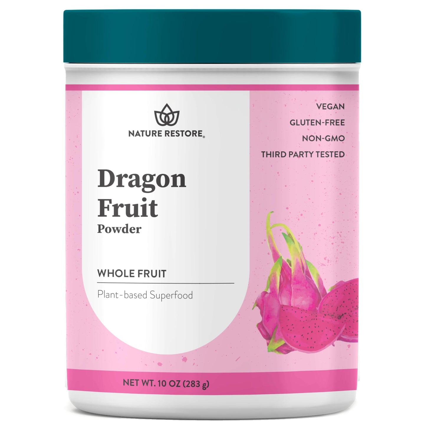 Pink Pitaya Powder, Non GMO, Gluten Free, Vegan, Packaged Locally in California,10 Ounces