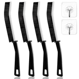 OKOM Multifunctional Stainless Steel Crevice Cleaning Brush - Hard Bristles for Kitchen & Bath Gap Cleaning