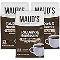 Maud's Dark Roast Ground Coffee, 3 Bags, (60oz), 100% Arabica Coffee, 156 Servings